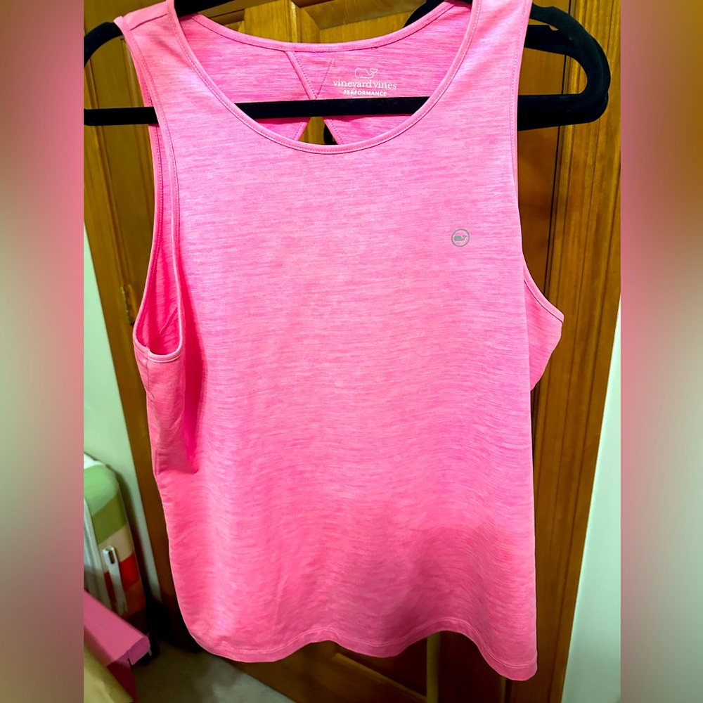 Pink Vineyard Vines Tank Top